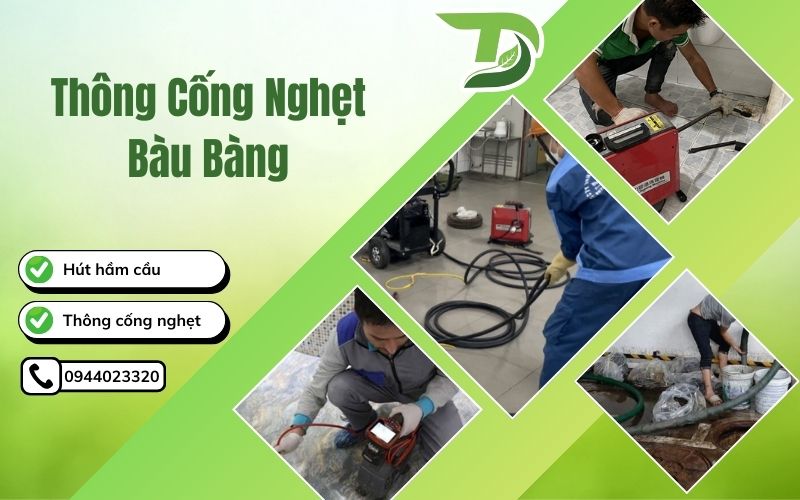 thông cống nghẹt bàu bàng